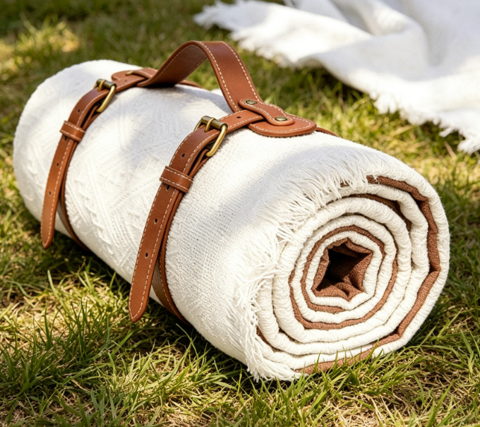 2-in-1 Waterproof Dual-Layer Picnic Blanket