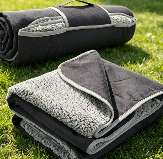 Three-Layer Windproof & Waterproof Outdoor Blanket