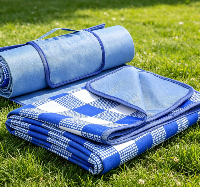 Family-Size Portable Sand-Resistant Picnic Mat