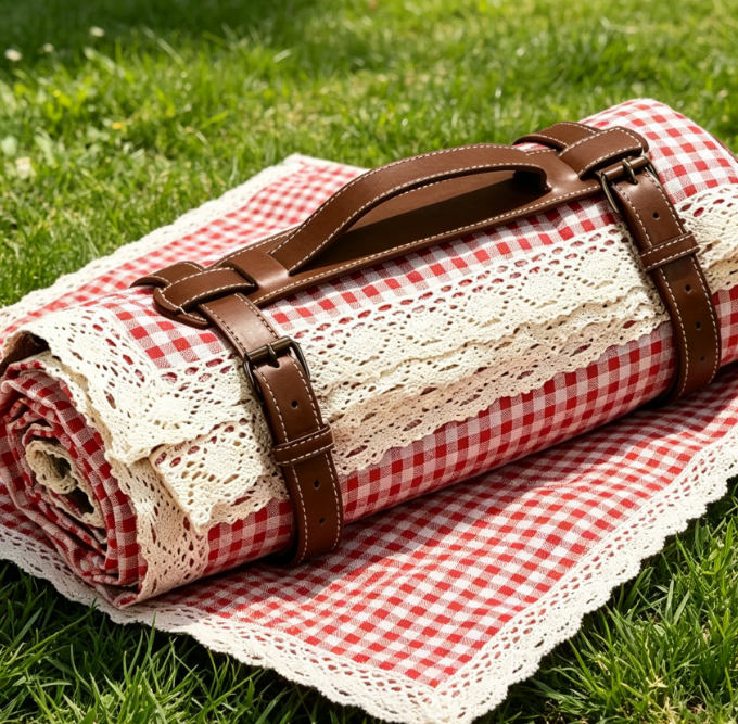 Double-Layer Sand-Resistant Dual-Use Picnic Blanket