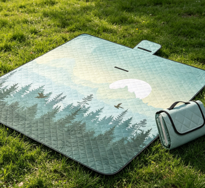 Large Oxford Cloth Sand-Resistant Picnic Blanket
