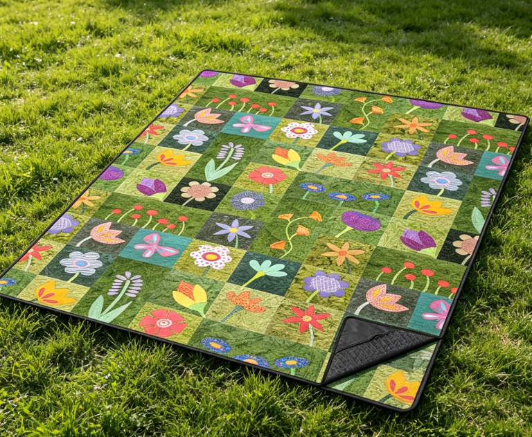 Three-Layer Extra-Thick Portable Camping Blanket